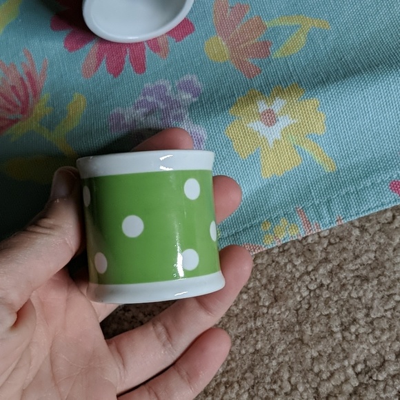 Pastel polka dot napkin rings (set of 16) Savinio - Picture 2 of 7